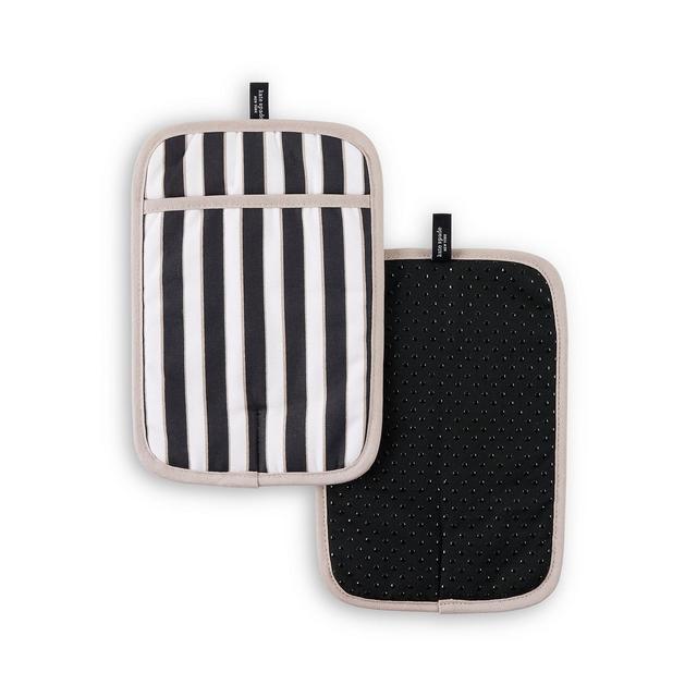 kate spade new york Botanical Stripe Pot Holder 2-Pack Set, 7" x 10"