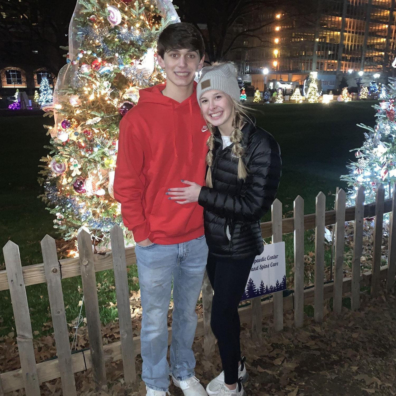 Our first photo together!  -2021