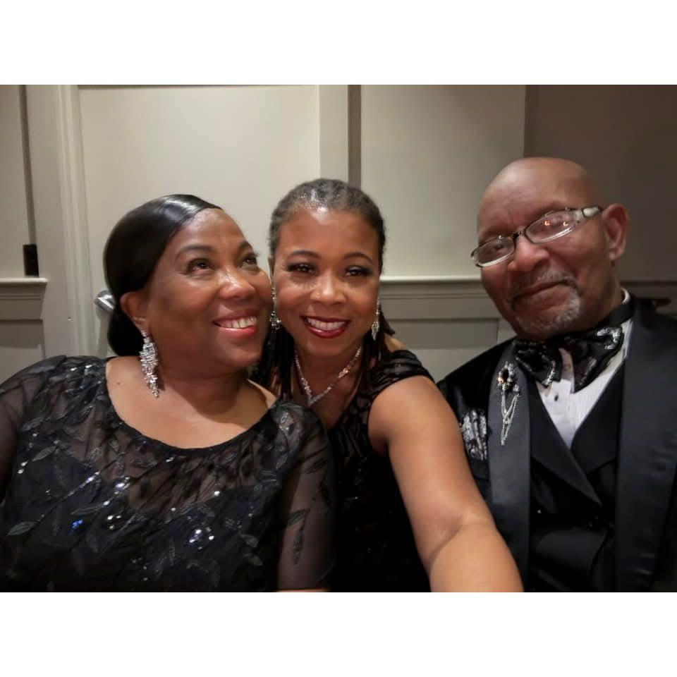 Rev. Joy & Deacon Harry Howard with Sis. Davida Landy - enjoying the evening.