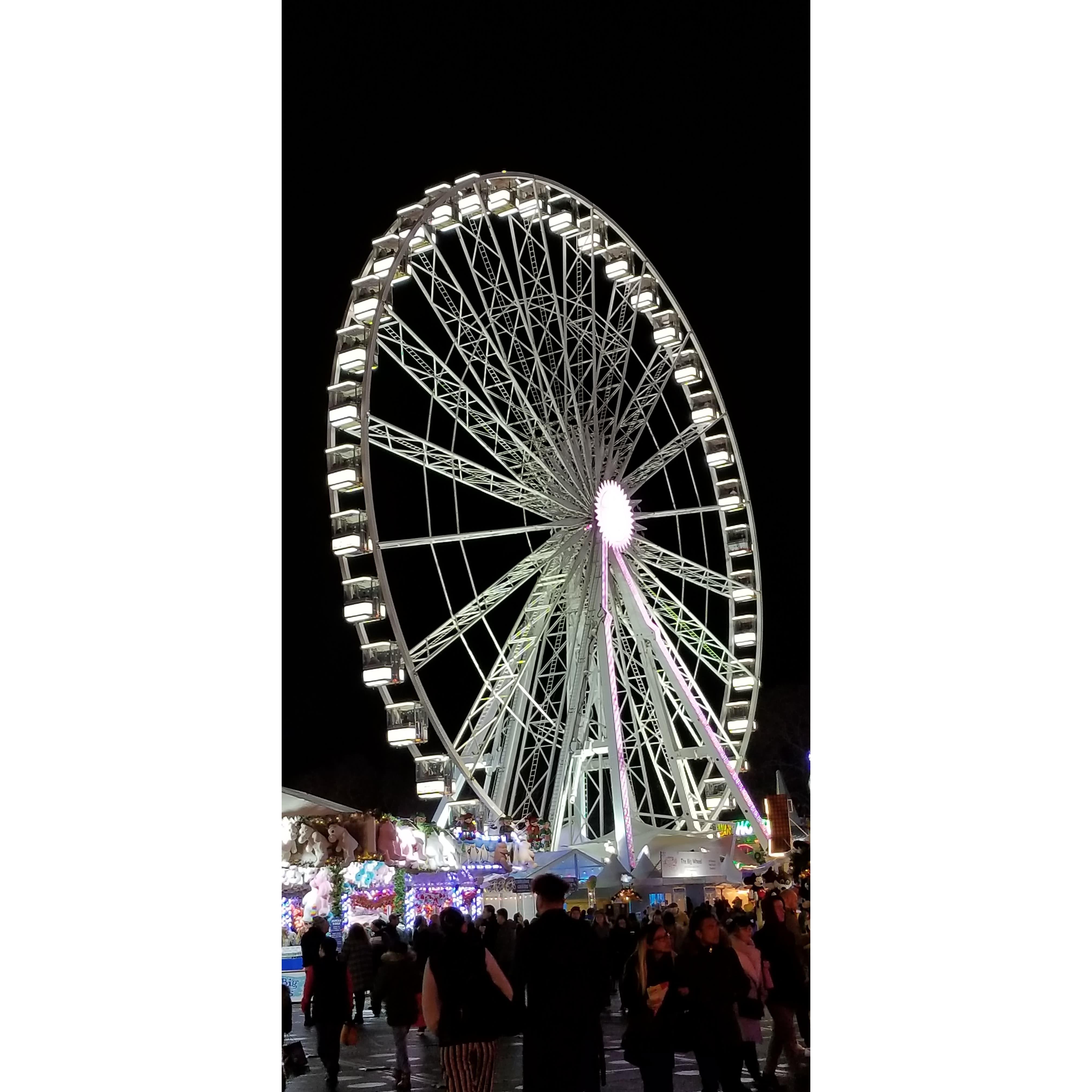 Tyler Proposed at the very top of the Sky Wheel at the Hyde Park Winter Festival- London, England.