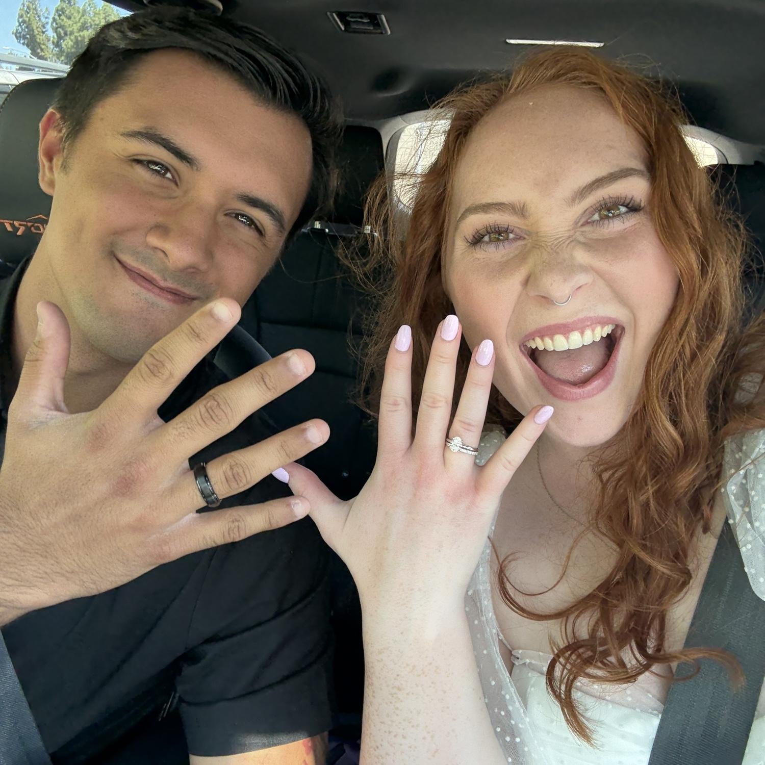 Oh yeah, & we already got married!!!