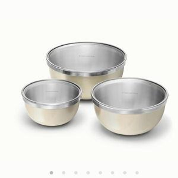Mixing Bowl Set - cream