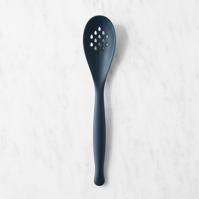 Williams Sonoma x Greenpan Premiere Collection, Slotted Spoon, Oxford Blue