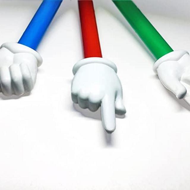 Sciencent Hand Pointers (Set Of 3) Teacher Supplies, Assorted Colorful Classroom Finger Pointers for Teachers.