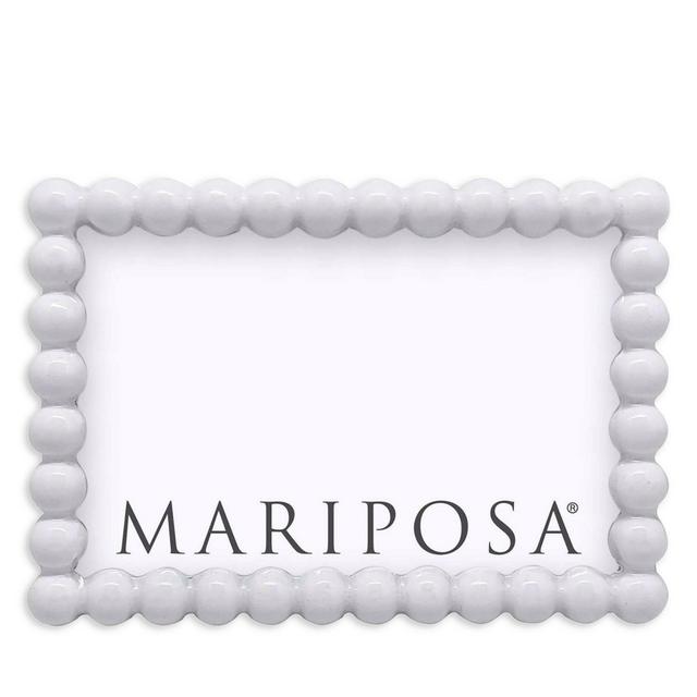 Mariposa Baubles White Picture Frame, 4" x 6"