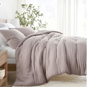 Waffle Textured Down Alternative Comforter Set | Linens & Hutch