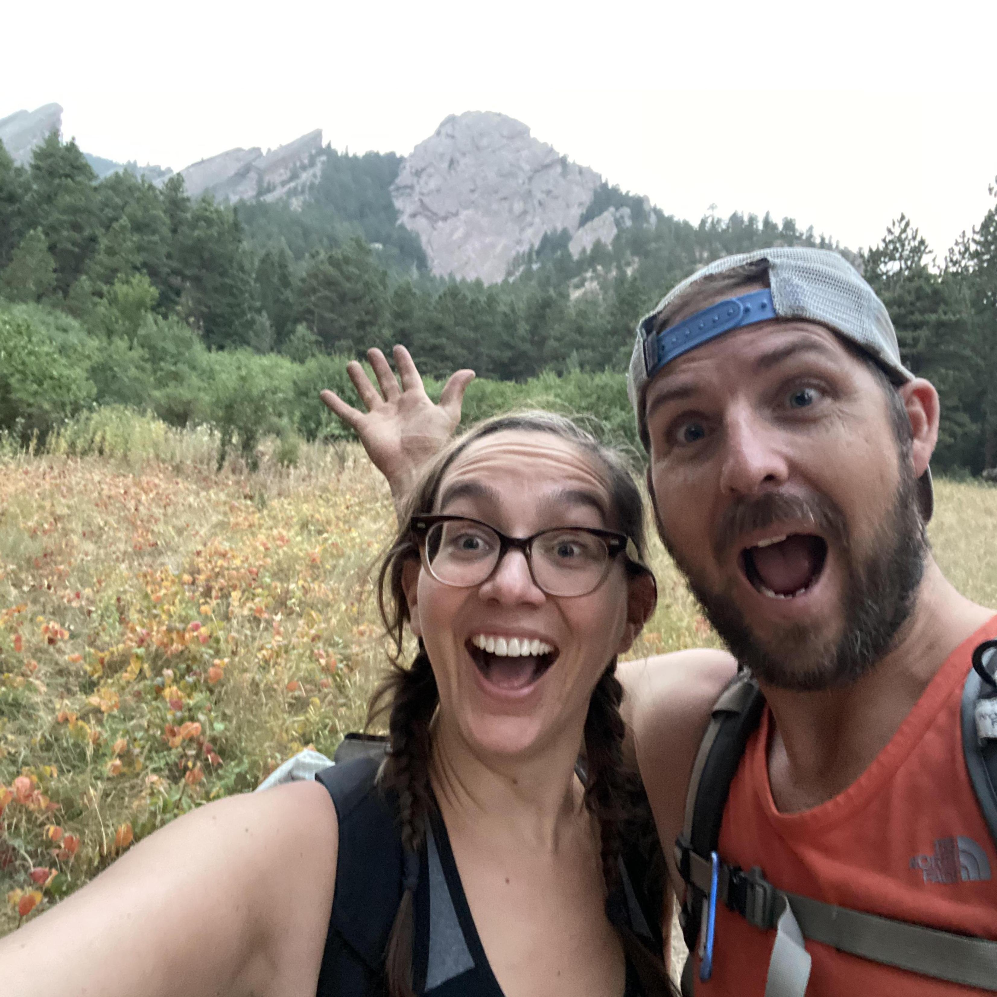 First time we climbed the Flatirons