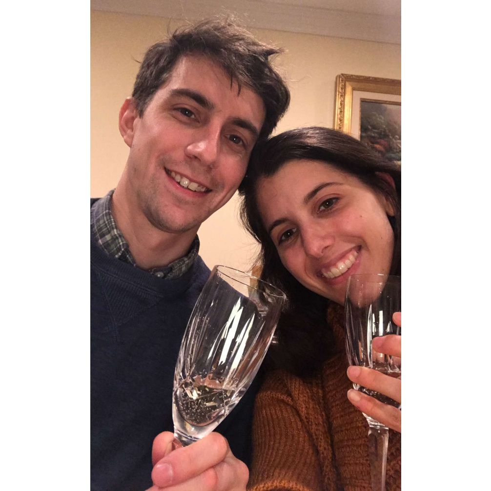 The holidays with champagne (and lots of it!) and the Hemendinger's!