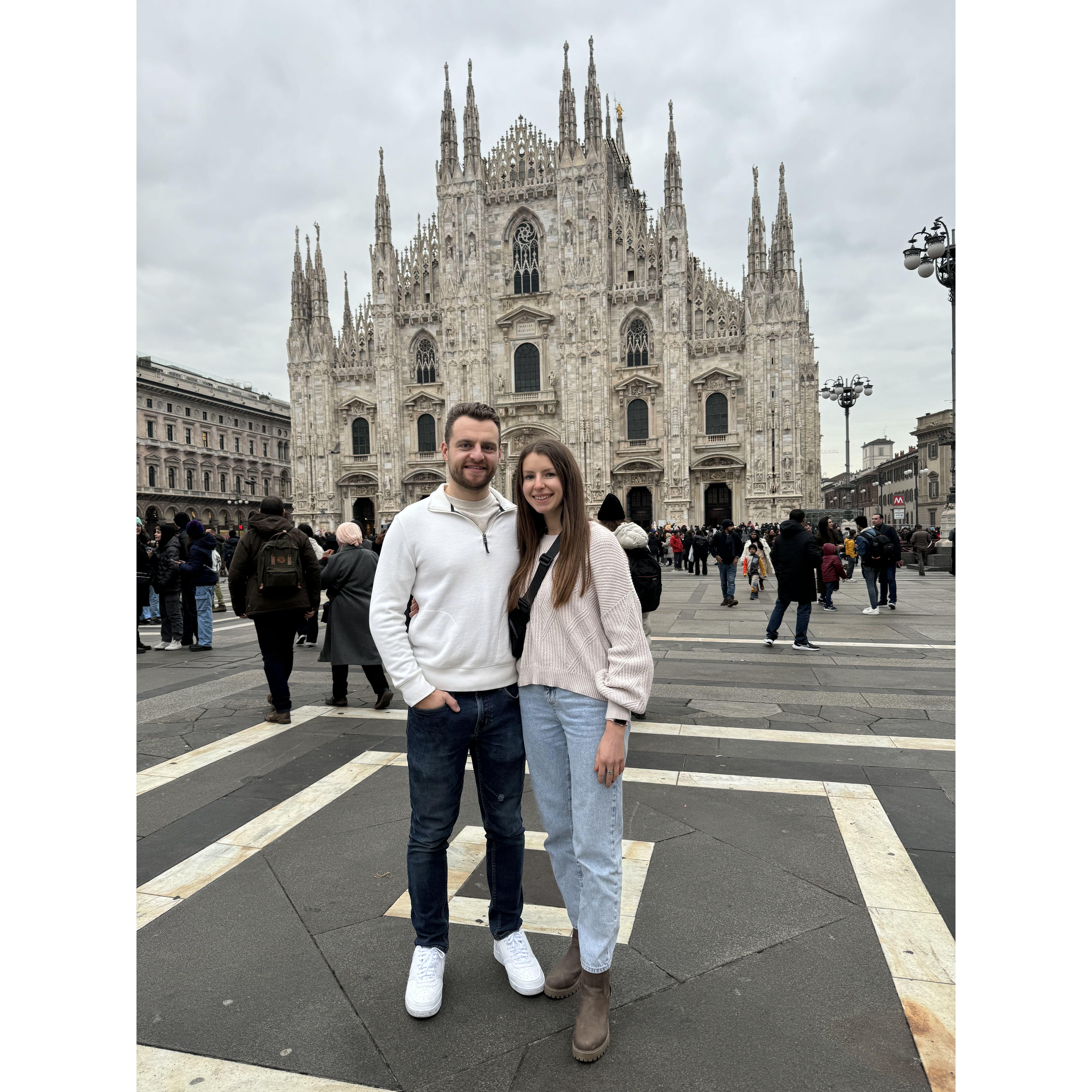 Exploring Milan in January 2024.