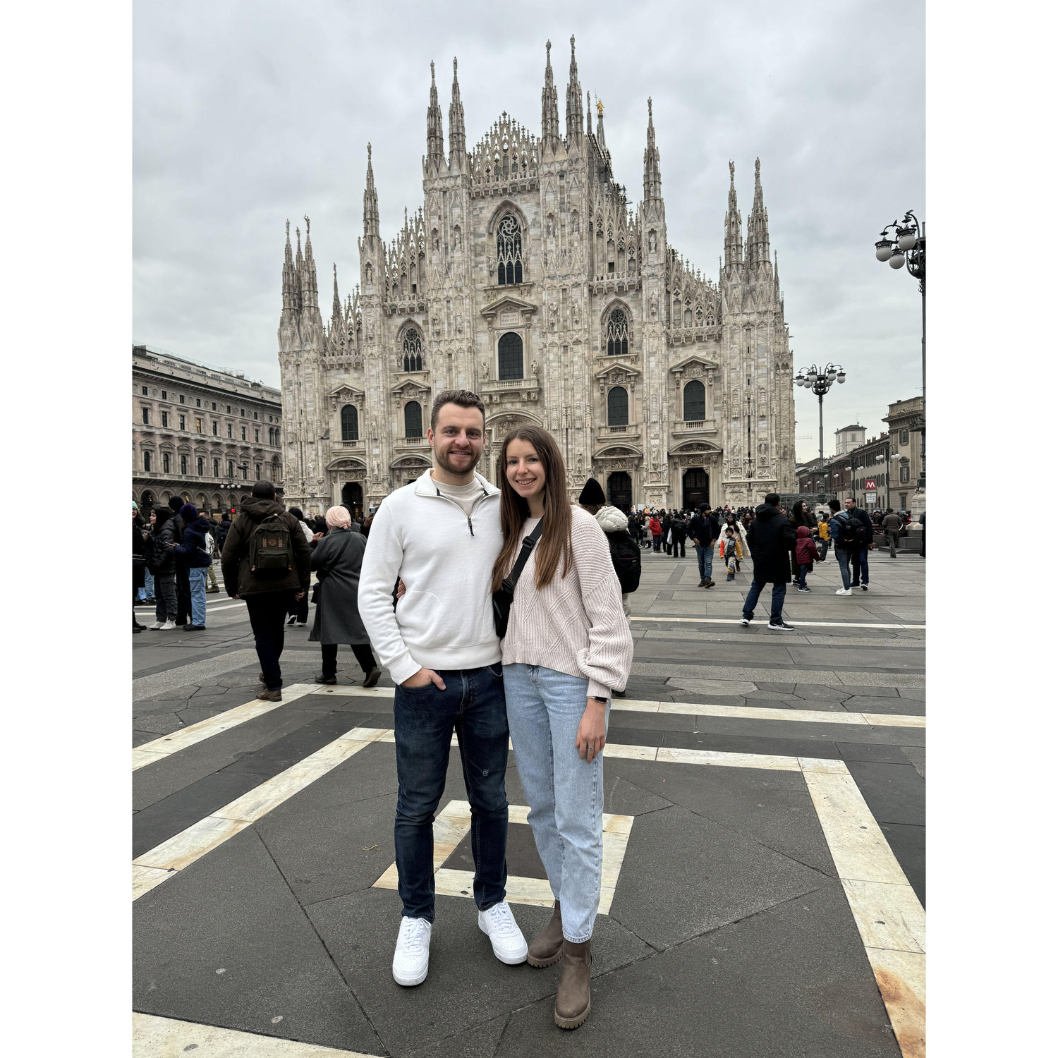 Exploring Milan in January 2024.