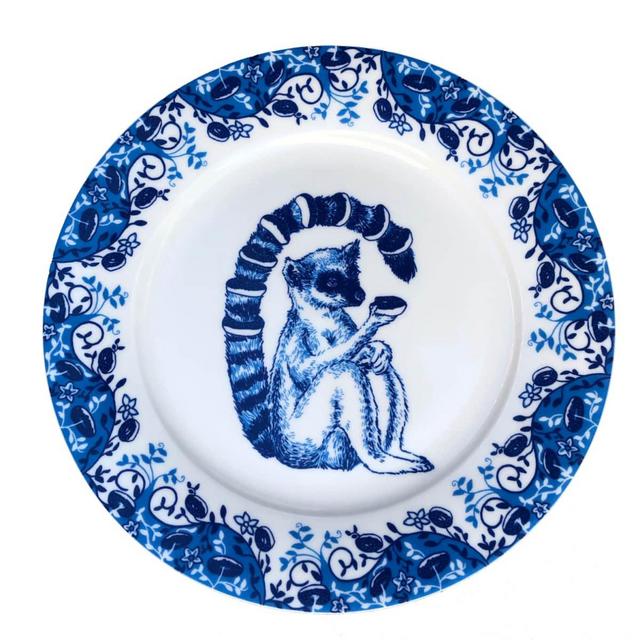 Lemur Willow Pattern Side Plate