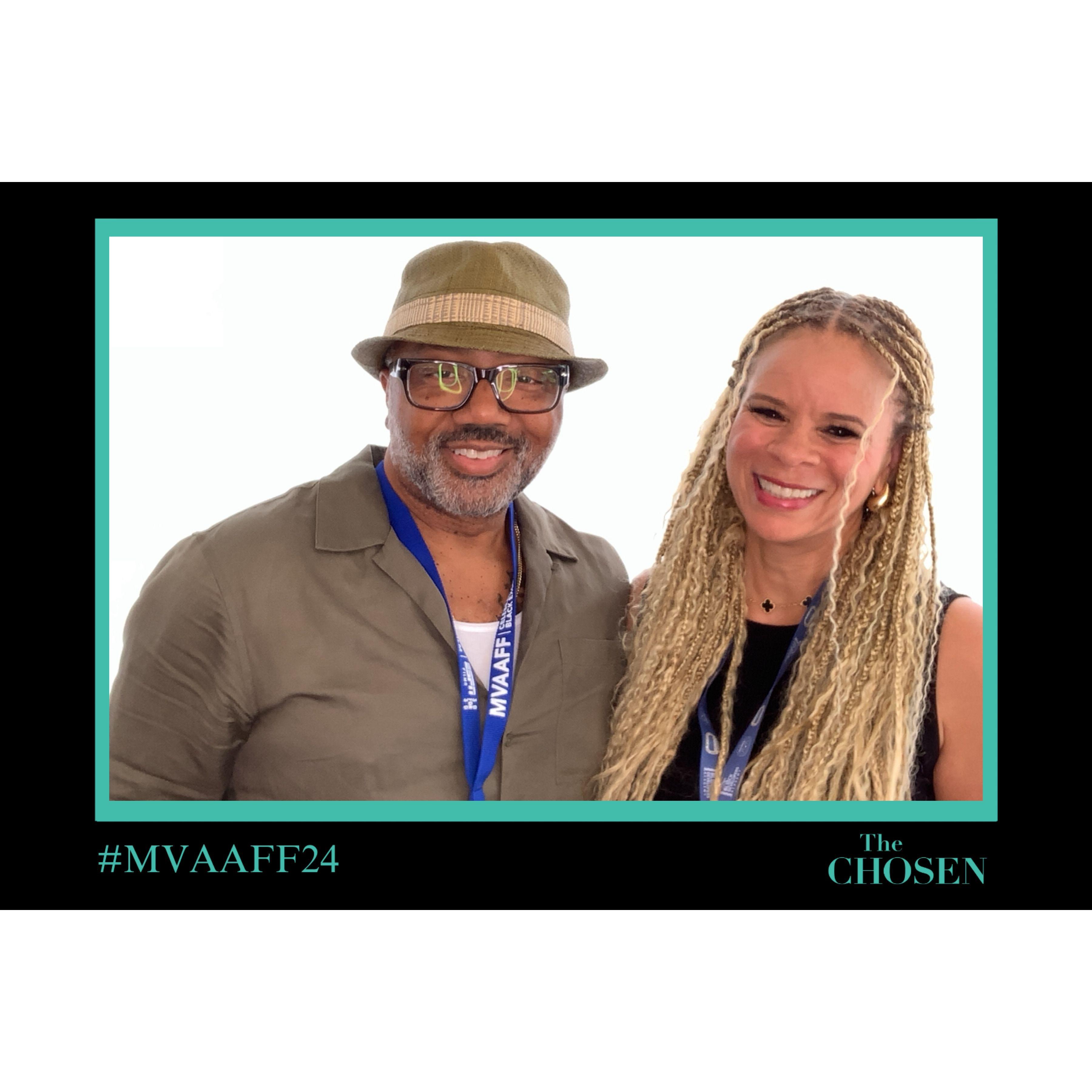 August - Hanging out at the African American Film Festival on Martha's Vineyard.