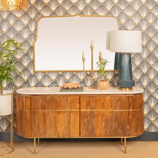 Priscilla Arched Wide Wall Mirror