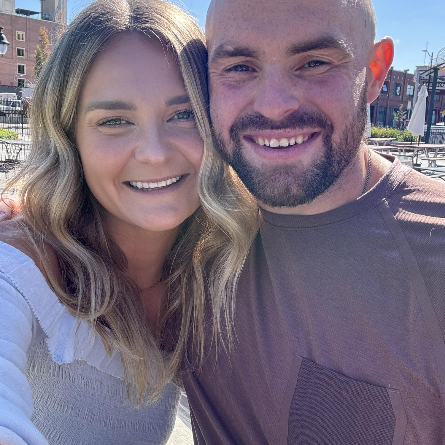 First date at Brick West! Right before we got in trouble for trying to sneak out beer glasses.