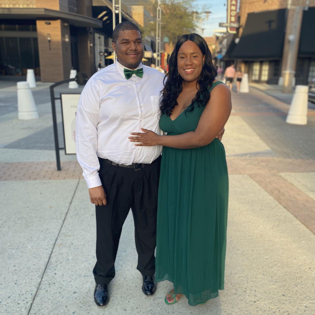 Us on our way to the Barrister Ball (basically the law school version of prom).