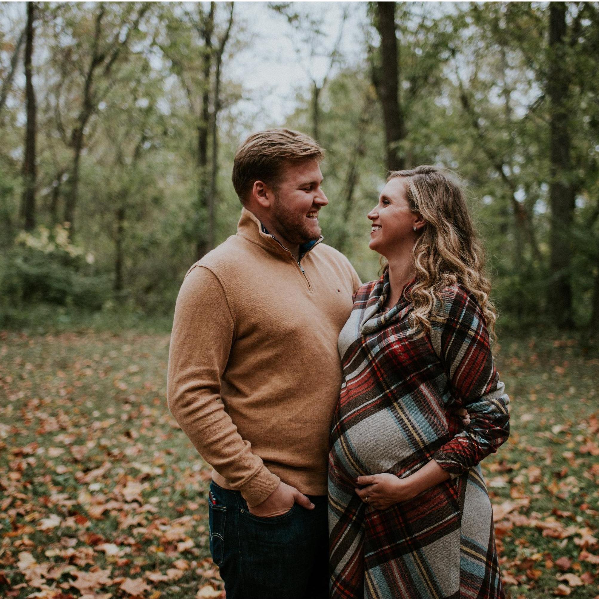 Maternity photos about 8 months along