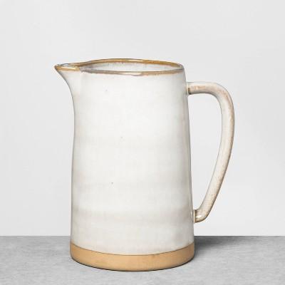 Stoneware Pitcher Gray - Hearth & Hand™ with Magnolia