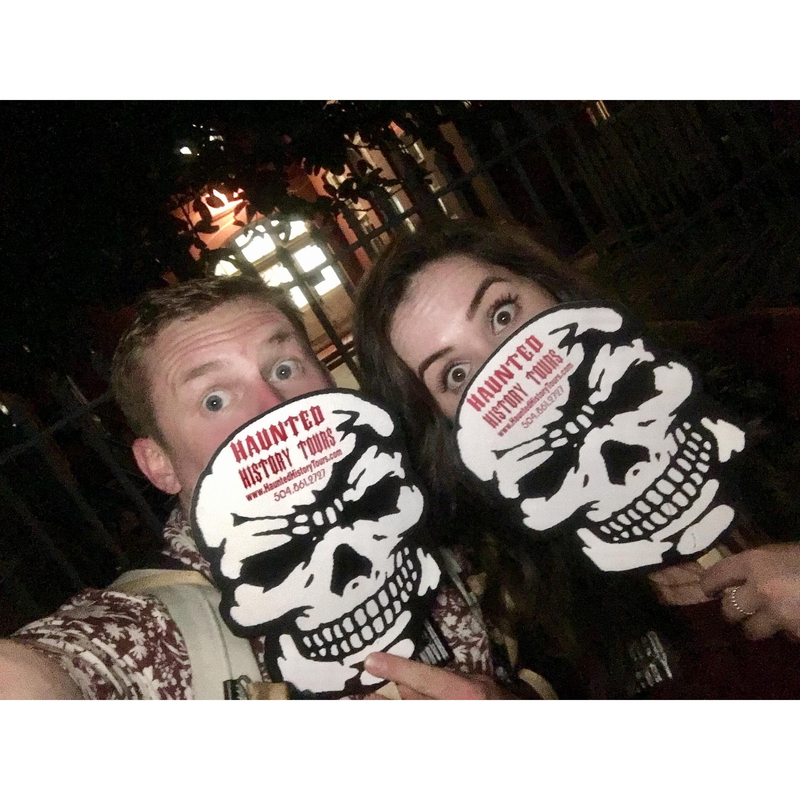 Ghost tour in New Orleans