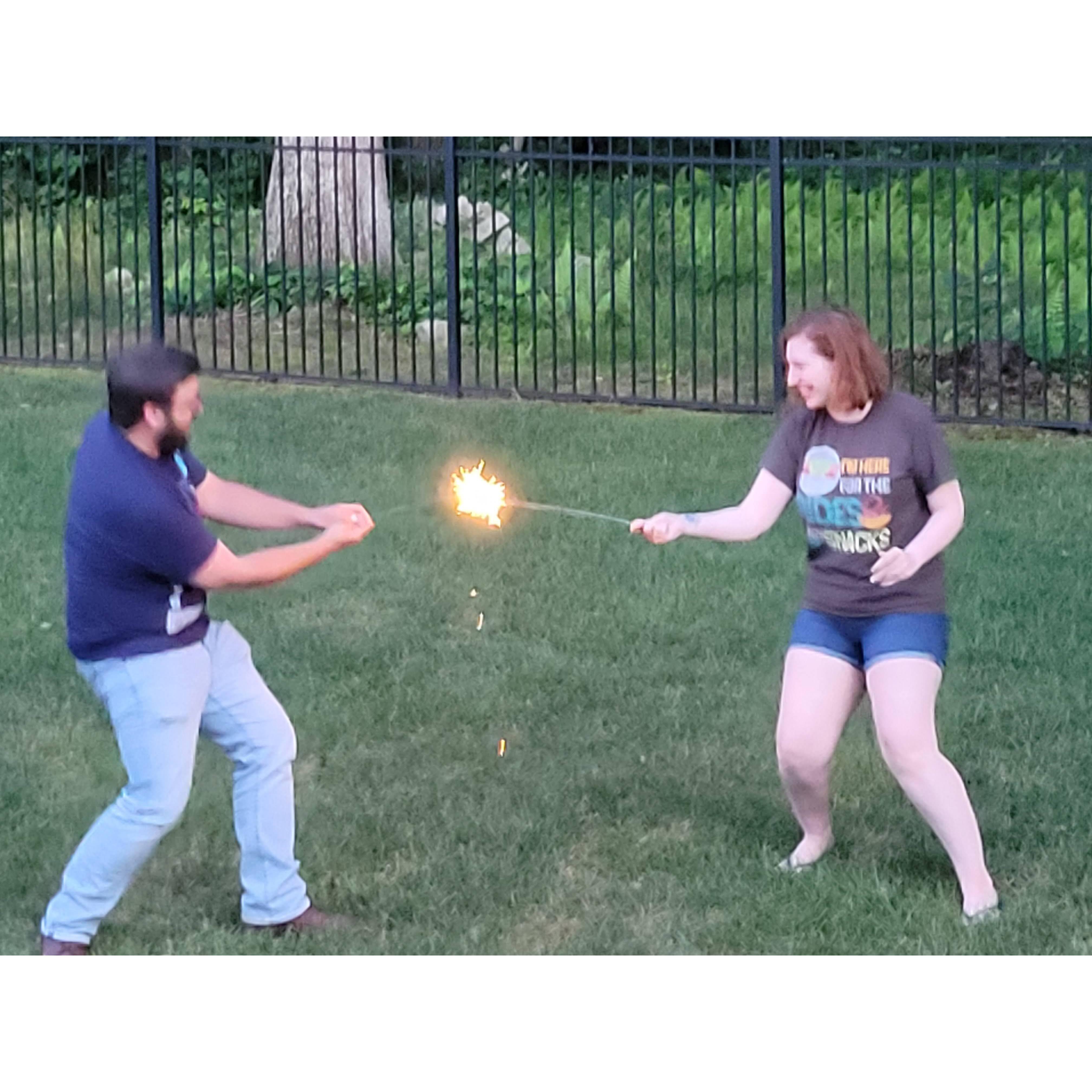 Throughout the relationship, we have never failed to bring out each other's goofy side.
