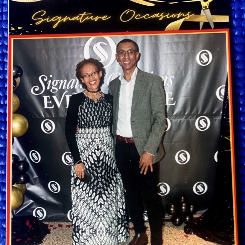 Celebrating the Grand Opening of James and Kendra Nichols's "Signature Occasions" event space on McNab Road in FTL.