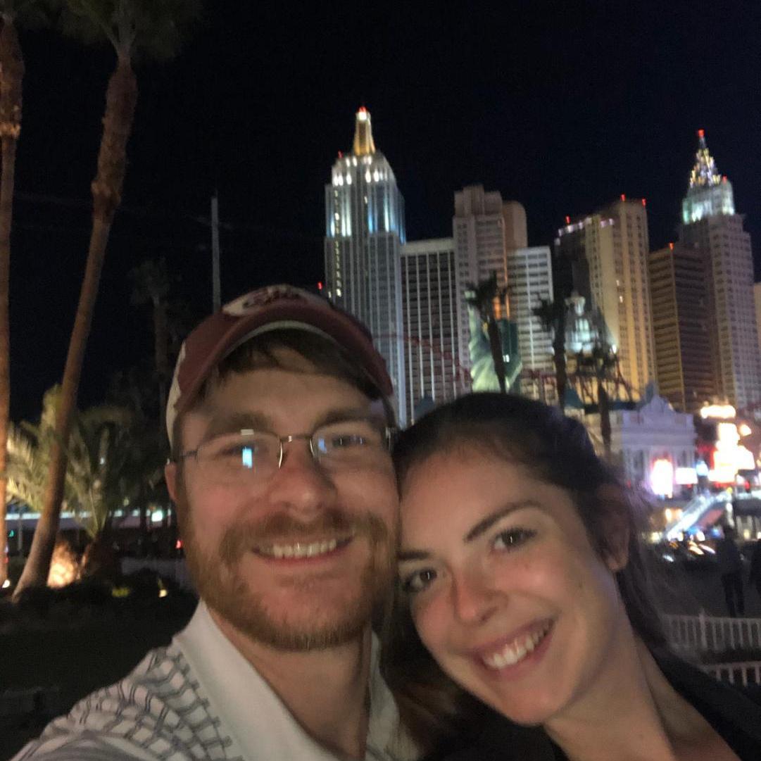 The last photo taken in Vegas before the Bride left to Kuwait and Saudi Arabia.
