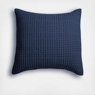 Mills Waffle Square Throw Pillow