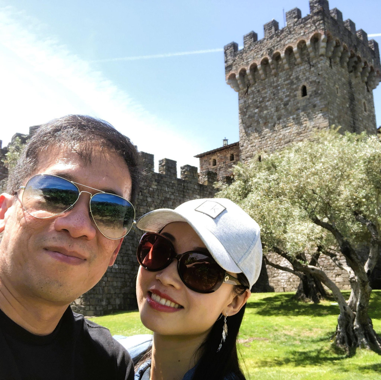 Storming the castle at Castello di Amorosa in Napa Valley, CA