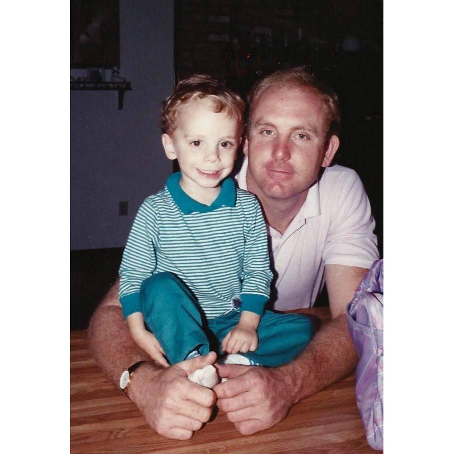 David, age 4 and Wayne.