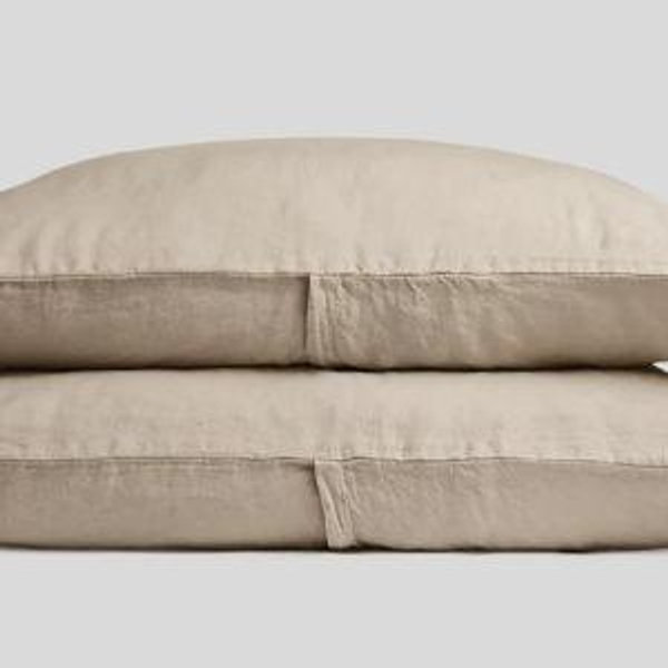Linen Pillowcases | Parachute, toast