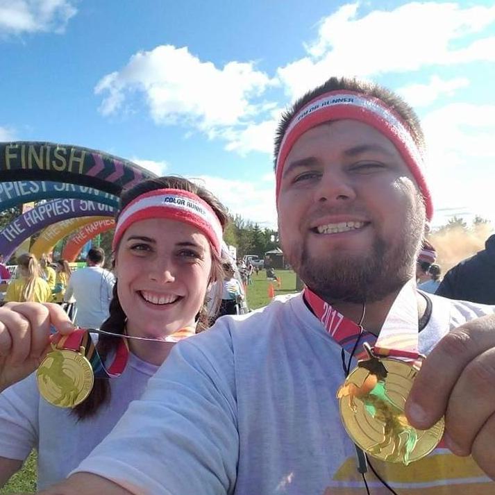 All smiles at the Color Run