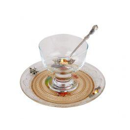Colorful Pomegranate Condiment Dish by Lily Art