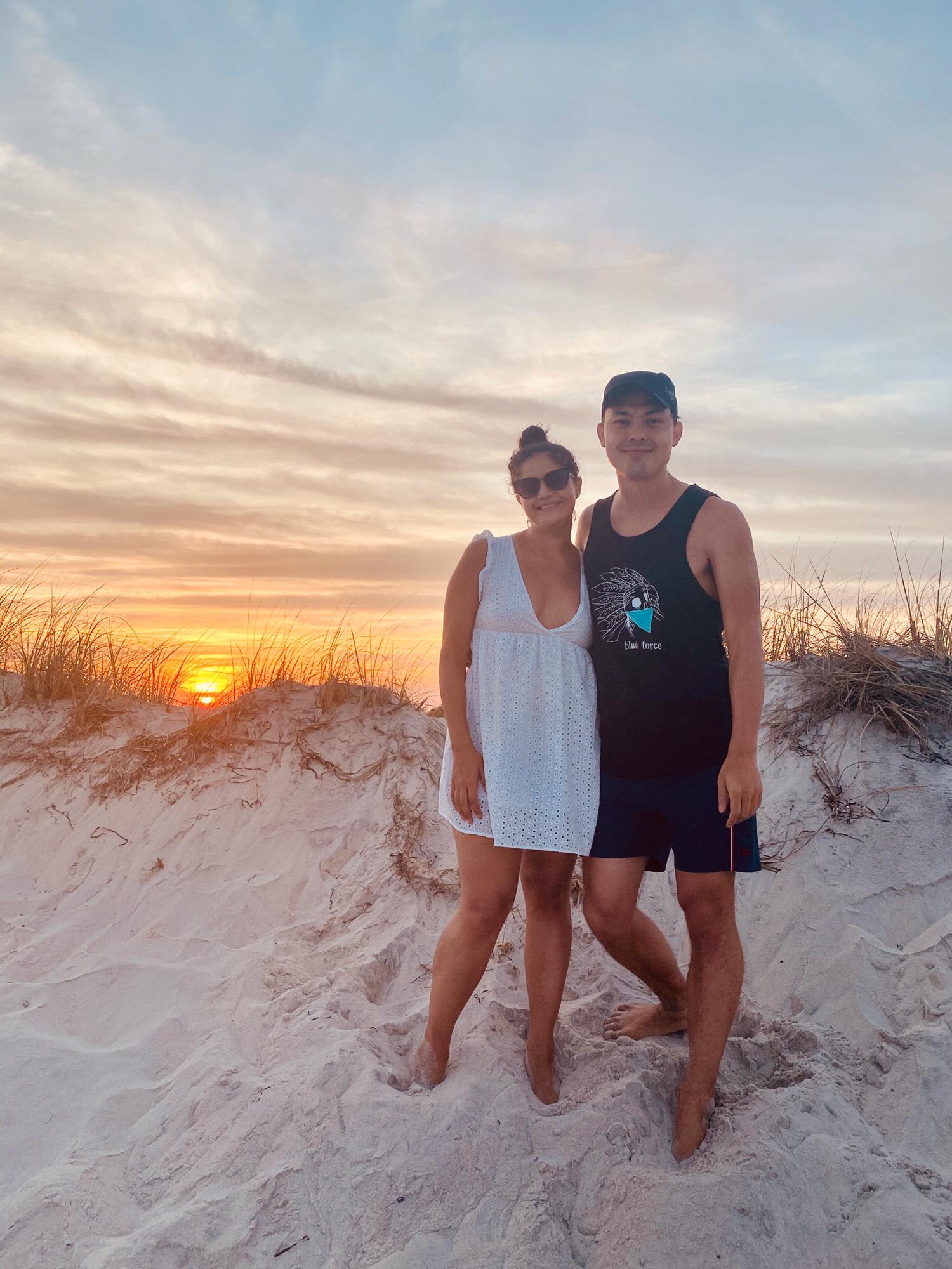 Sunset watching at Fire Island High Dune Wilderness. July 2020.