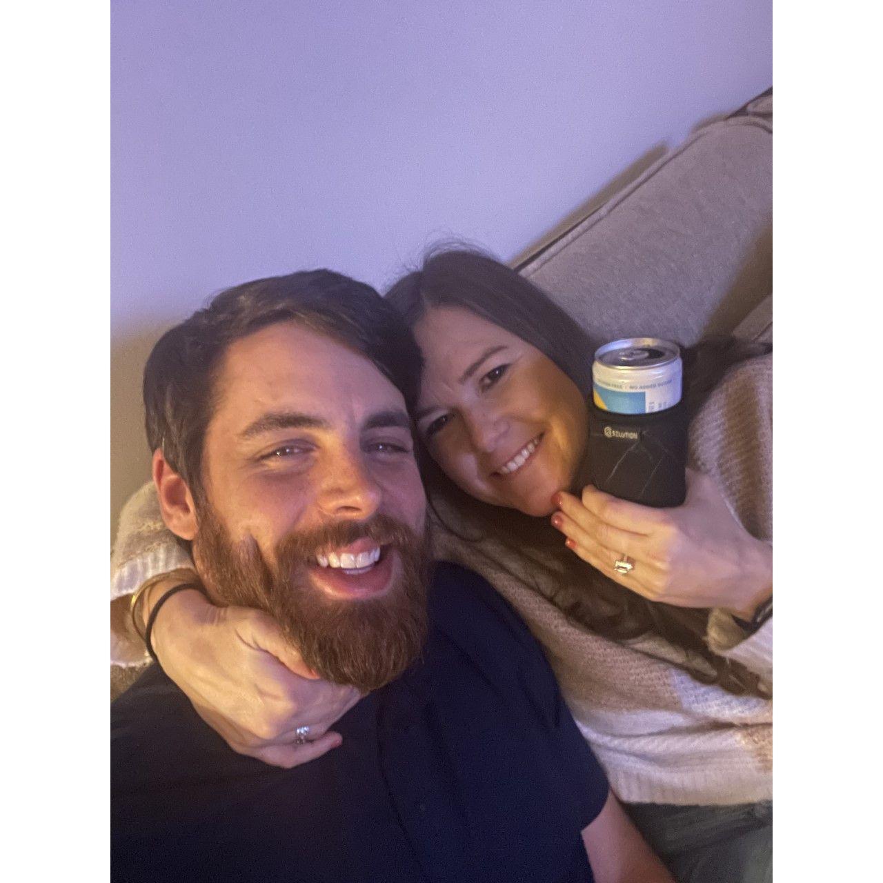 The night we got engaged! :)