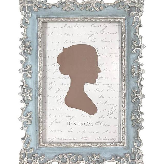 AELS 4x6 Inch Vintage Picture Frame, Elegant Antique Photo Frames with Glass Front, Photo Display, Tabletop Wall Hanging, Gift Ideas, Vine Pattern