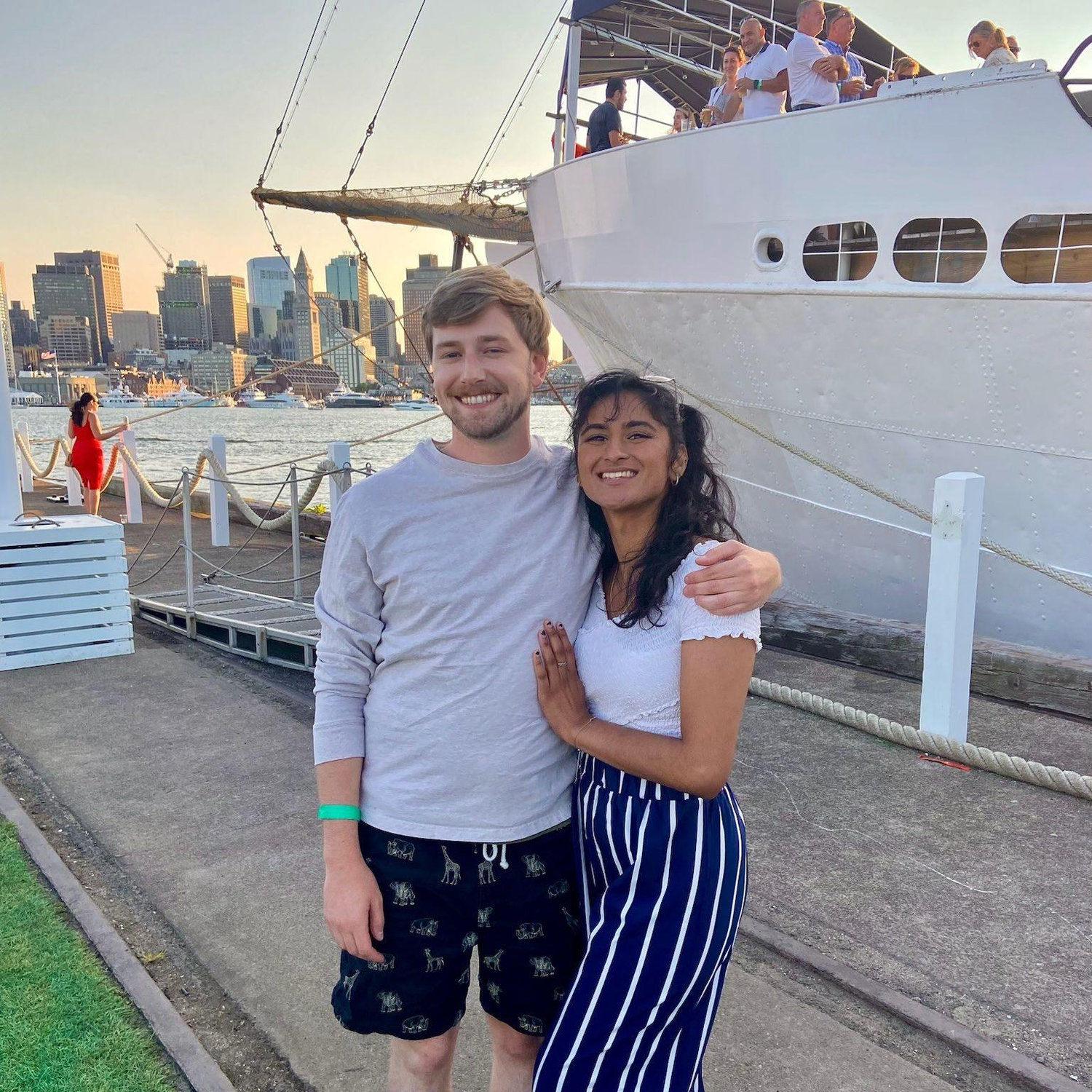 Our very first photo together, taken on our second date!