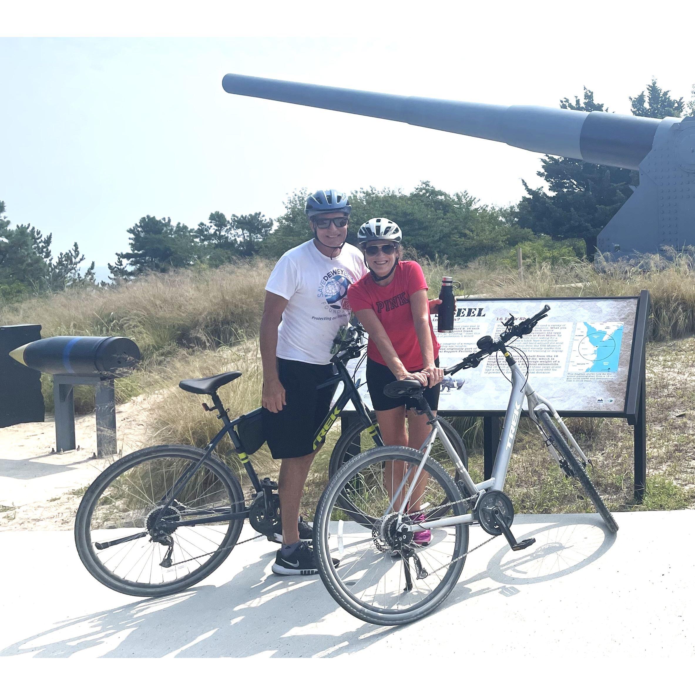 Almost daily bike rides at Gordon's Pond Trail