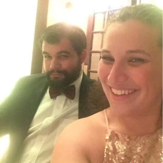 Looking fly AF at Jackie & Brett's wedding