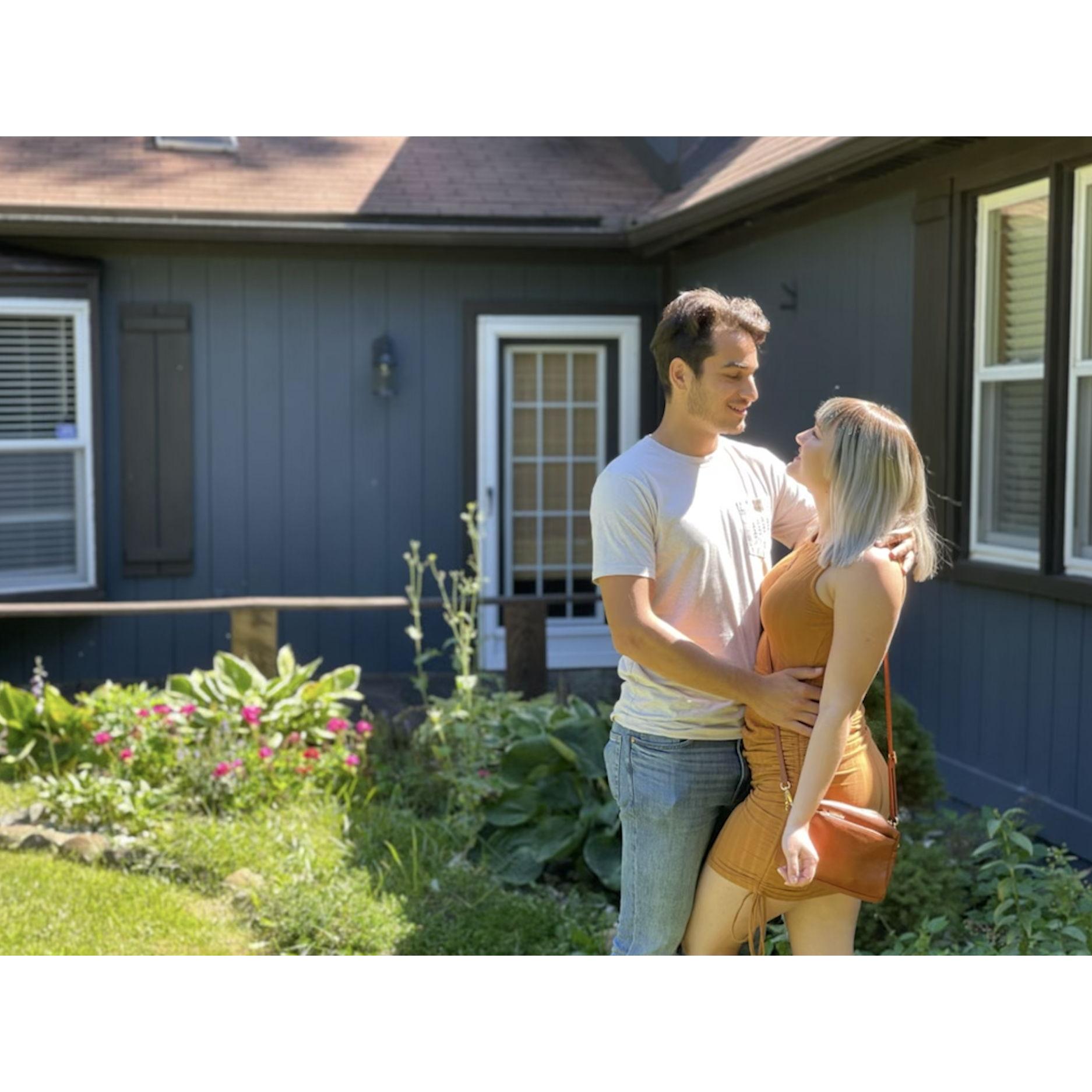 Getting the keys to our first home together! September 10th, 2021
