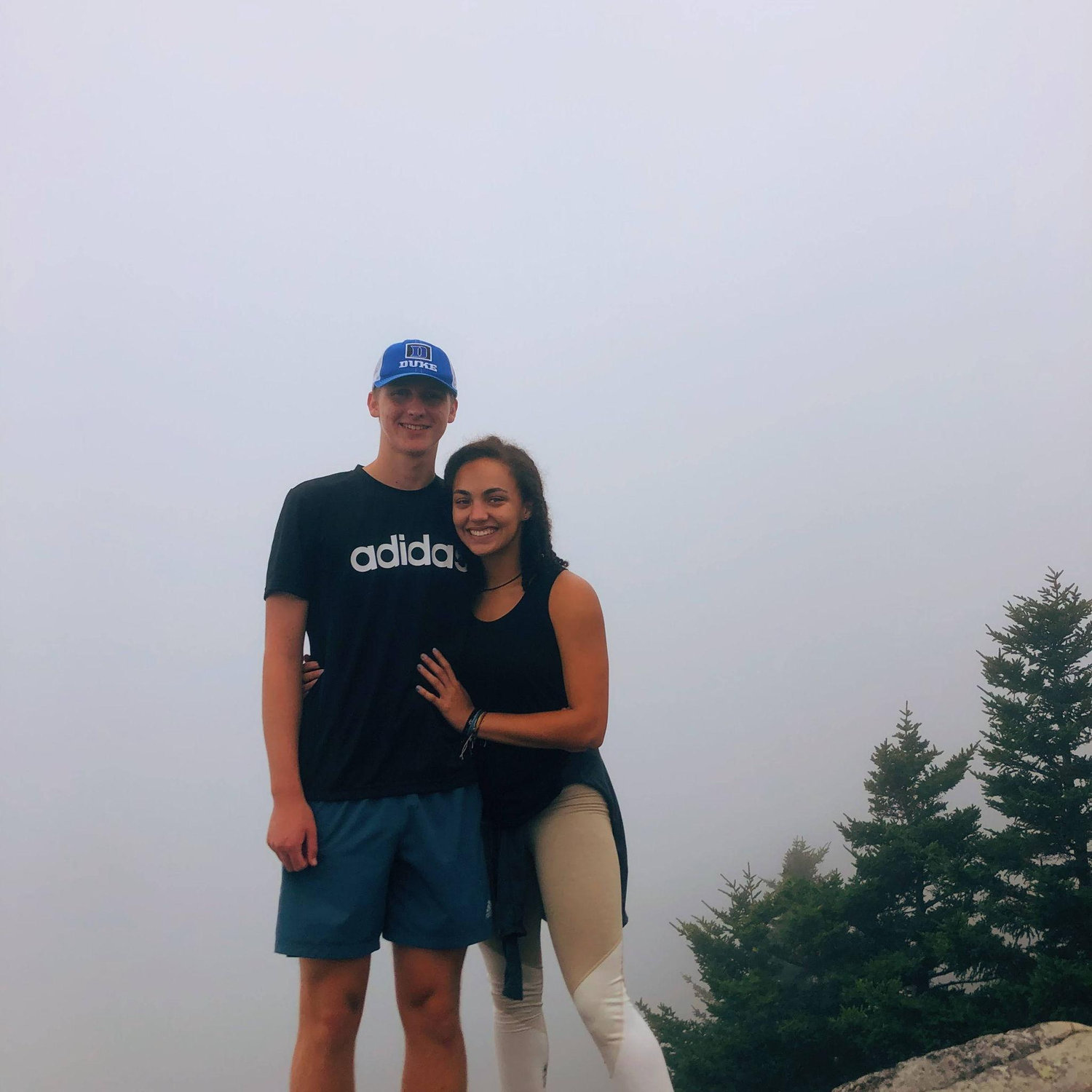 Our first picture together (also Hunter's screensaver for 6 years)