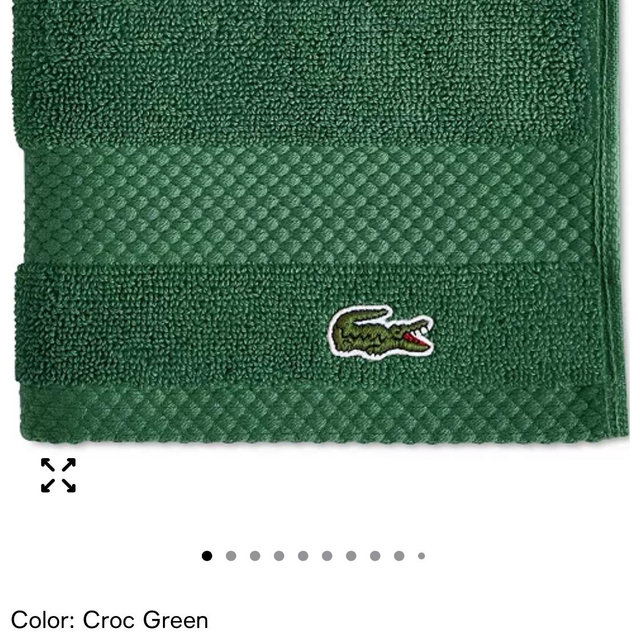 Washcloth - Heritage Anti-Microbial Supima Cotton, Croc Green