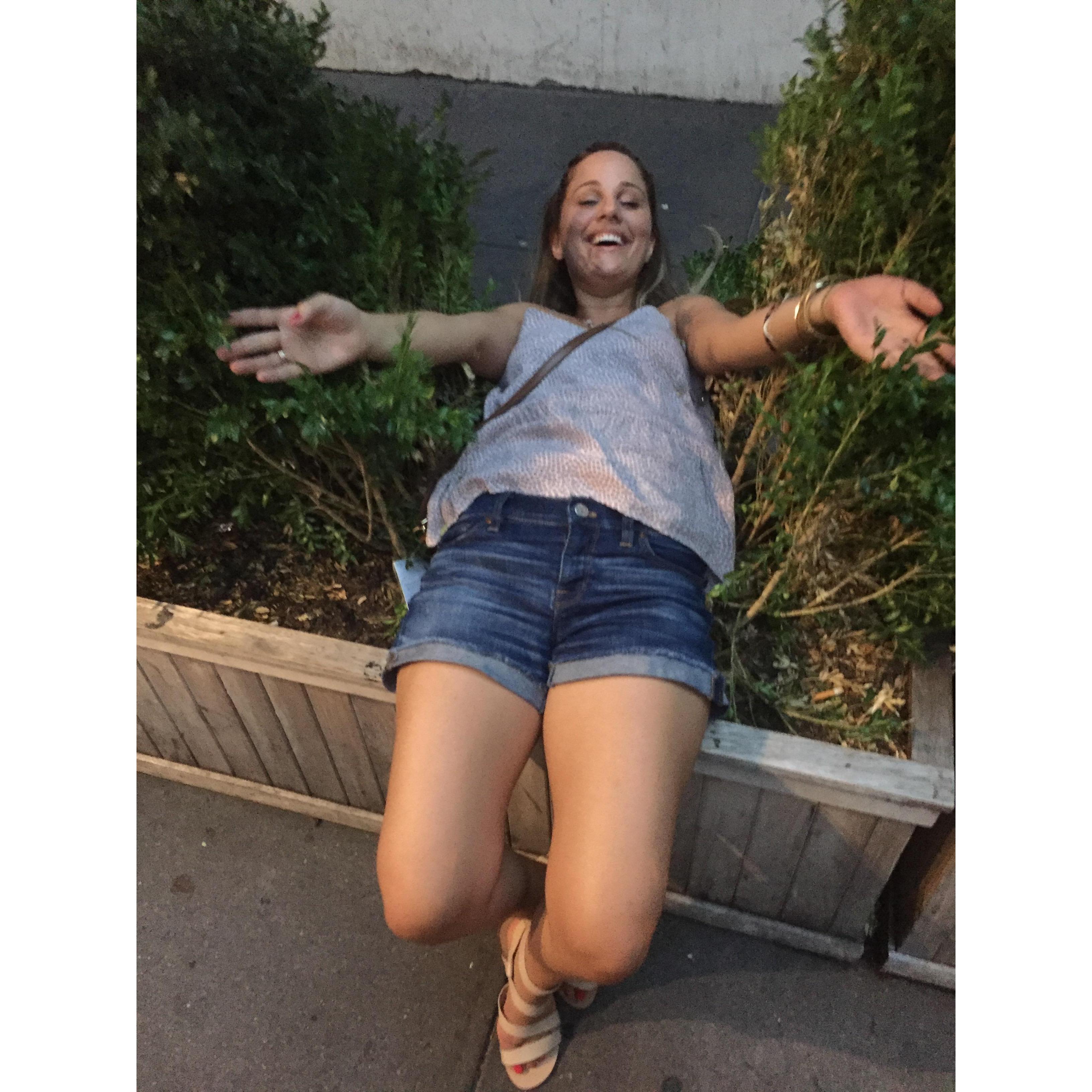 having too much fun