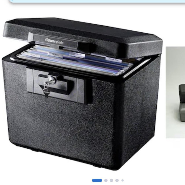 SentrySafe 0.61-cu ft Fireproof File Safe Box