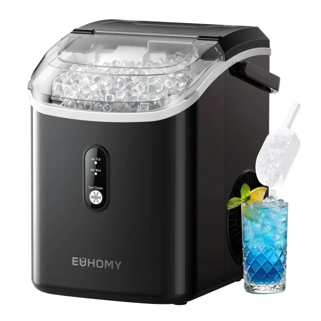 EUHOMY Portable Nugget Ice Maker IM002-NBL
