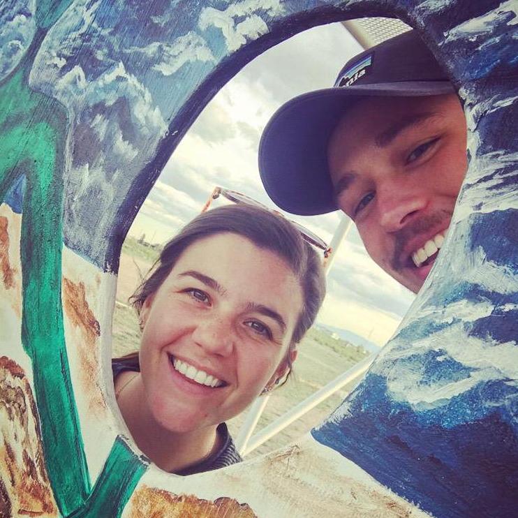 Walter's first time at the Alien Watchtower. Hooper, Colorado 2017