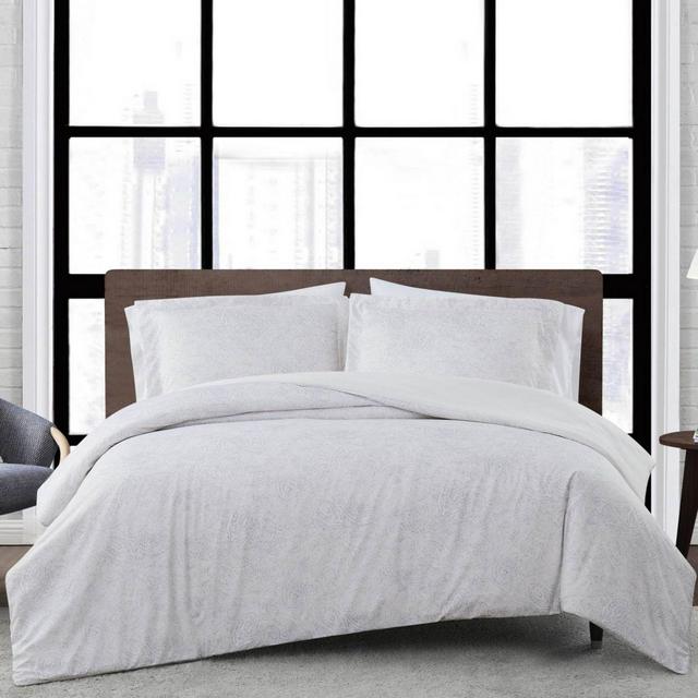 London Fog® Sasha Paisley 3-Piece Full/Queen Duvet Set