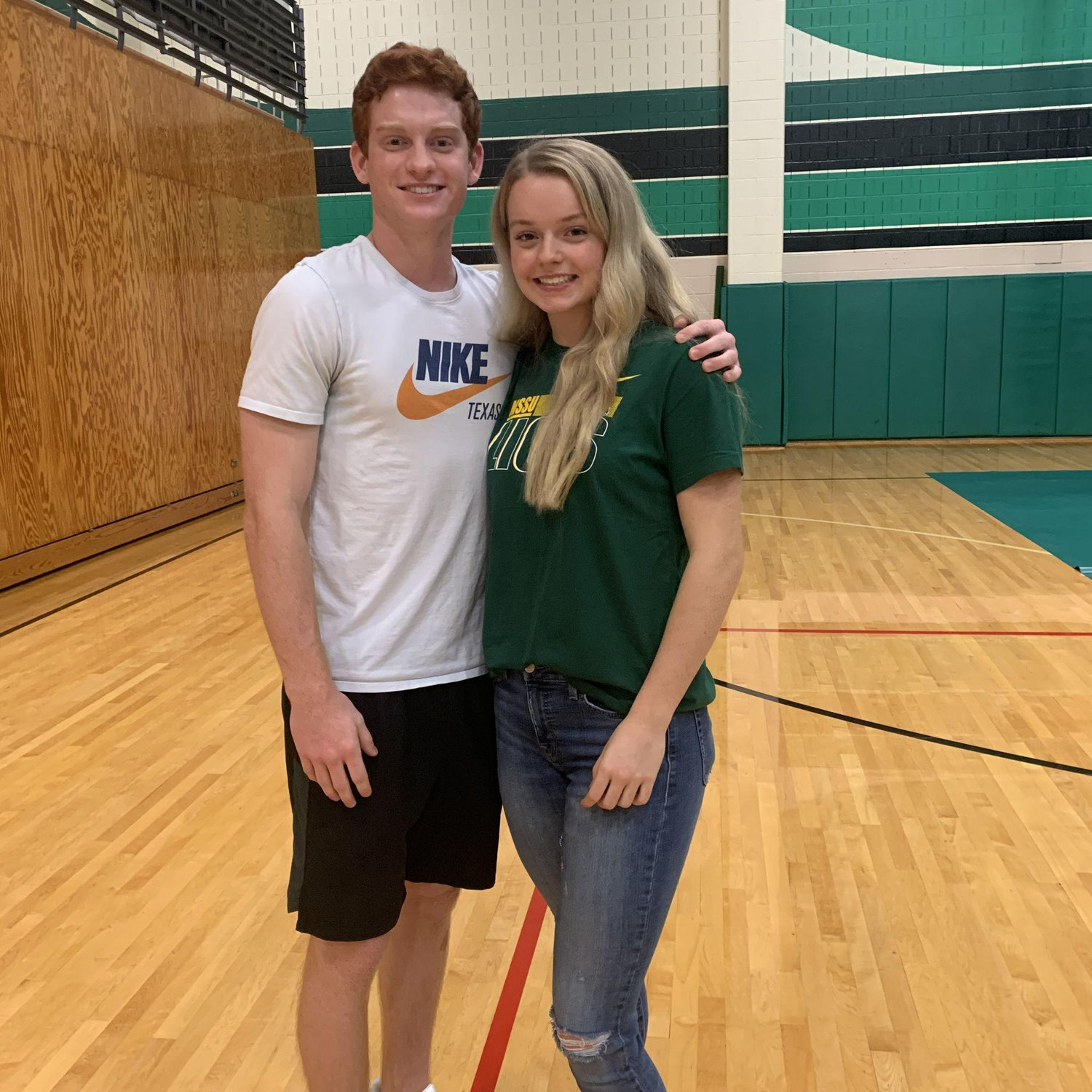At Britt's signing day - 2020