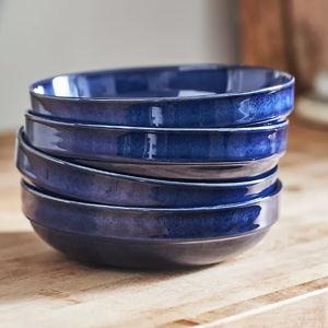 The Rowen Portuguese Stoneware Pasta Bowls, Set of 4