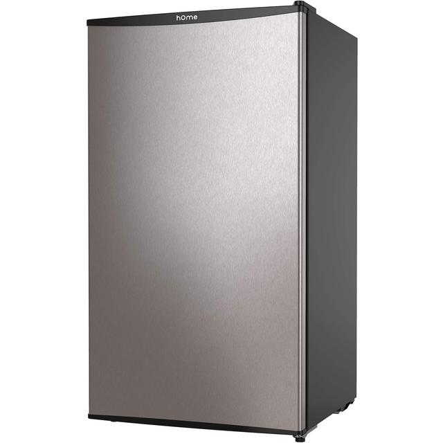 hOmeLabs Mini Fridge - 3.3 cu ft Under Counter Refrigerator with Covered Chiller Compartment - Small Drink Food Storage Machine for Office, Dorm or Apartment with Adjustable Removable Glass Shelves