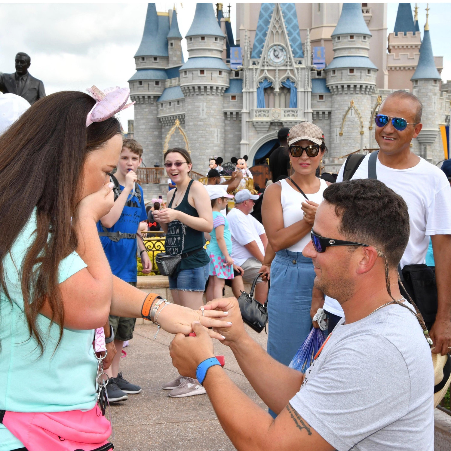 The dream proposal at Disney.