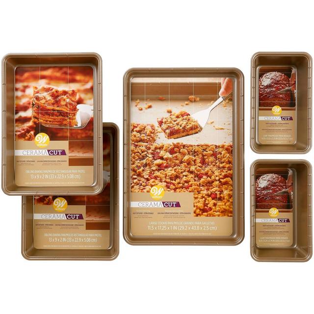 Wilton 5pc Ceramic Coated Non-Stick Bakeware Set